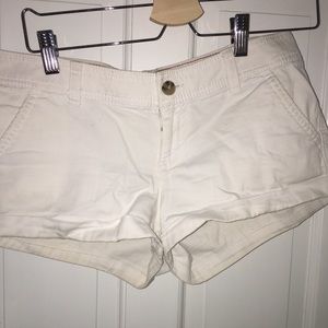 White Hollister Shorts